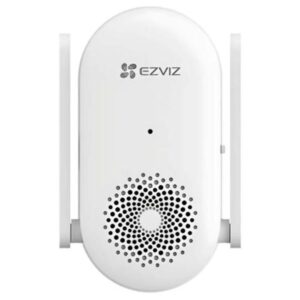 EZVIZ CH1 Smart Wi-Fi Chime for Battery Video Doorbells – 20 Ringtones, Wi-Fi Signal Booster