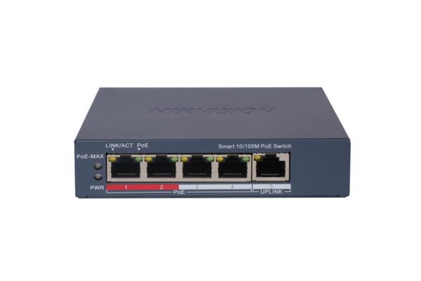 Hikvision DS-3E1105P-EI 4 Port Smart POE Switch