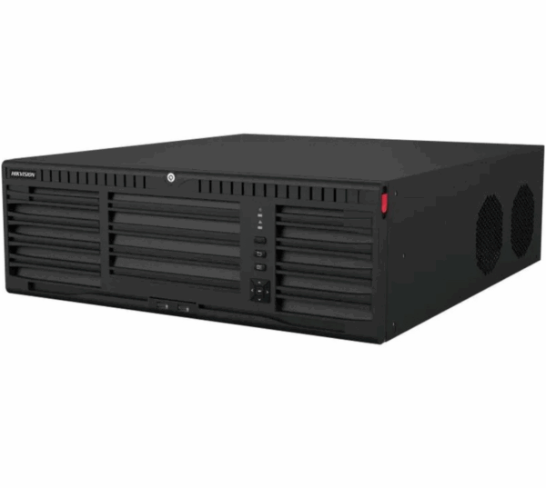 " Hikvision CCTV, Hikvision NVRs Hikvision DS-9664NI-M16 64ch M-Series NVR, 400Mbps, 8K, VGA/HDMI, 16 Bay, 3RU"