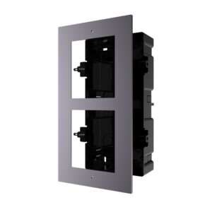 Hikvision DS-KD-ACF2 Flush Mount Intercom Bracket – 2 Module Aluminium