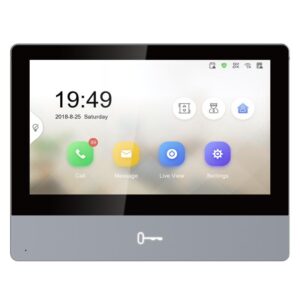 Hikvision DS-KH8350-TE1 Gen2 Video Intercom 7-Inch Touch Screen Indoor Room Station
