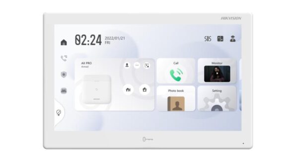 Hikvision DS-KH9510-WTE1 2nd Gen IP Intercom, 10″ Android Control Room Station White - Image 2