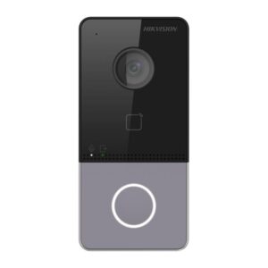 Hikvision DS-KV6113-WPE1 2nd Gen IP Villa Door Station, 1 Button, 2MP, 12VDC/POE, Wi-Fi, Mifare