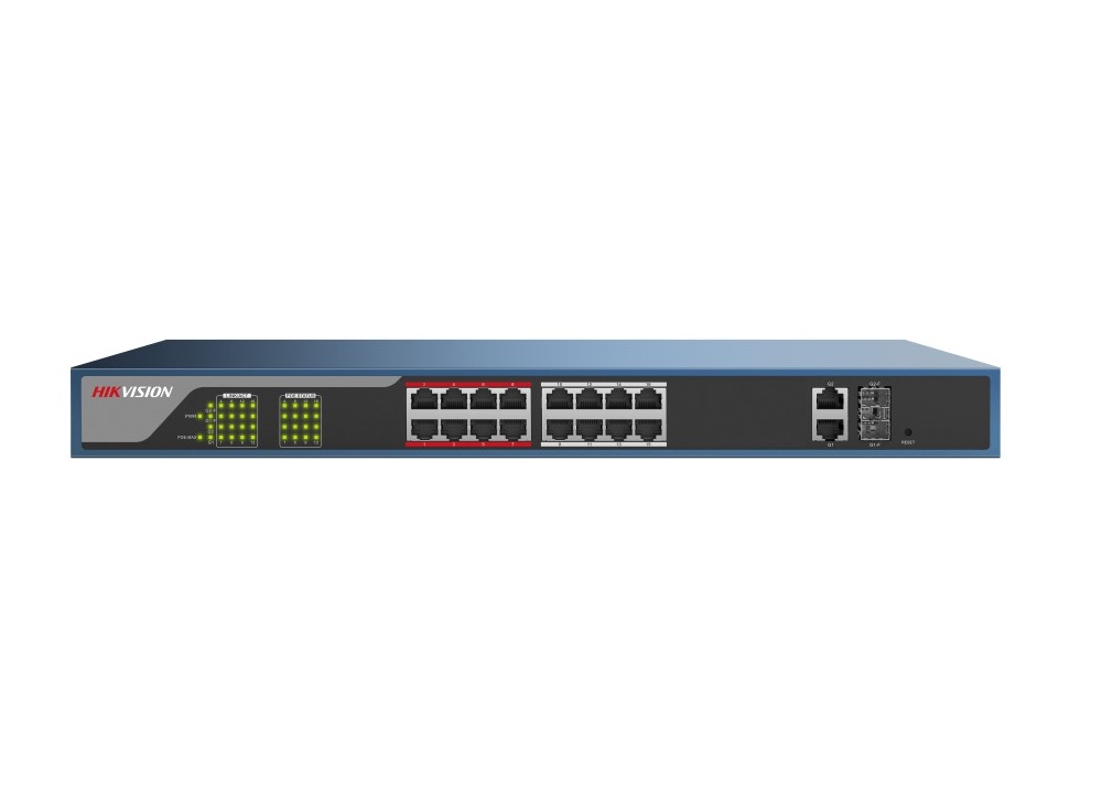 Hikvision 16 Port Fast Ethernet Smart POE Switch DS-3E1318P-EI