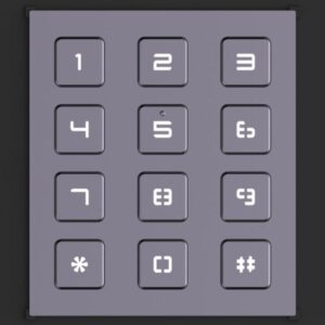 Hikvision DS-KD-KP 2nd Gen Intercom Keypad Module, IP65, 12VDC