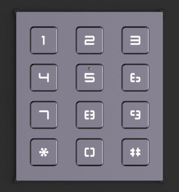 Hikvision DS-KD-KP 2nd Gen Intercom Keypad Module, IP65, 12VDC