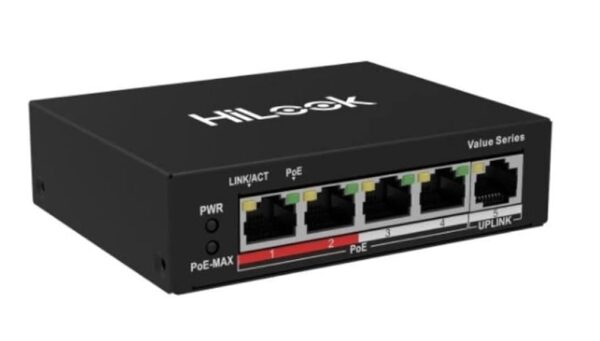 Hilook 4 Port Fast Ethernet Unmanaged POE Switch NS-0105P-35