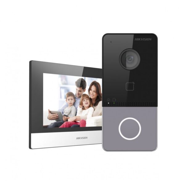Hikvision DS-KIS603-P 2MP Gen2 IP Poe Video Intercom Kit with WiFi Connection & Mobile Viewing