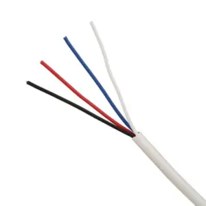 4 Core 7/0.20 Security Cable – 100m Roll | TC100200 – Garland MC74WH, ELV Rated, PVC Sheath, AS/NZS Compliant