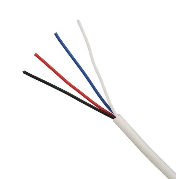 4 Core 7/0.20 Security Cable – 100m Roll | TC100200 – Garland MC74WH, ELV Rated, PVC Sheath, AS/NZS Compliant