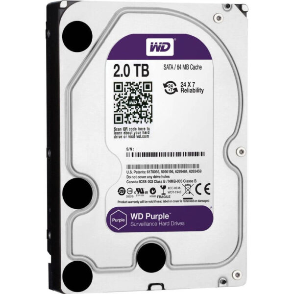 2TB HDD – WD Purple / Seagate Surveillance HDD for DVRs & NVRs