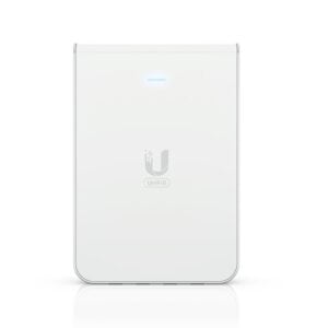 Ubiquiti UniFi Wi-Fi 6 In-Wall Wall-mounted Access Point with a Built-in PoE Switch,115 m² Coverage